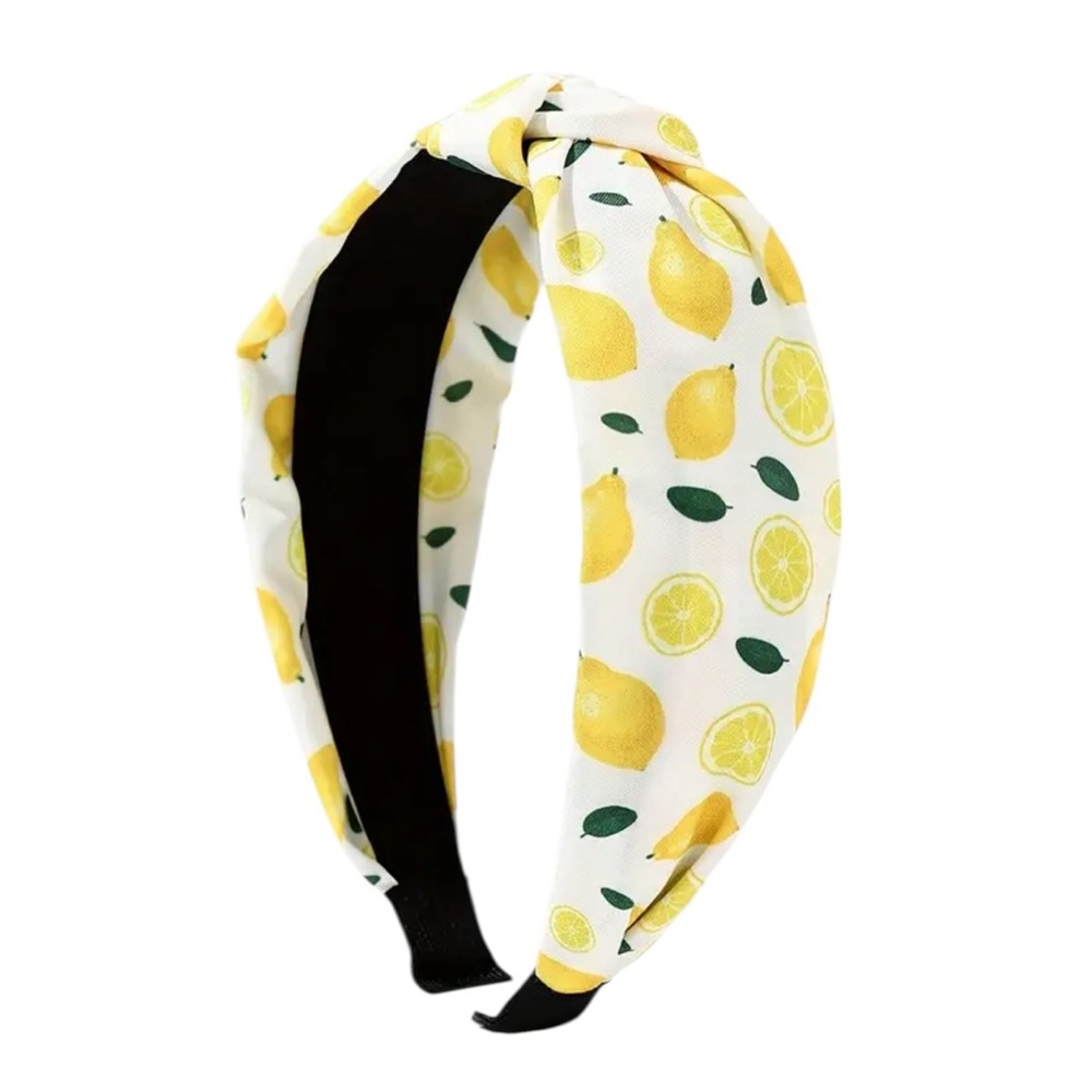 💖 3/$30 💖 Lemon Print Headband